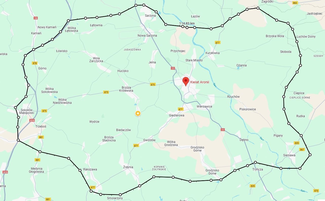 Mapa Dostawy